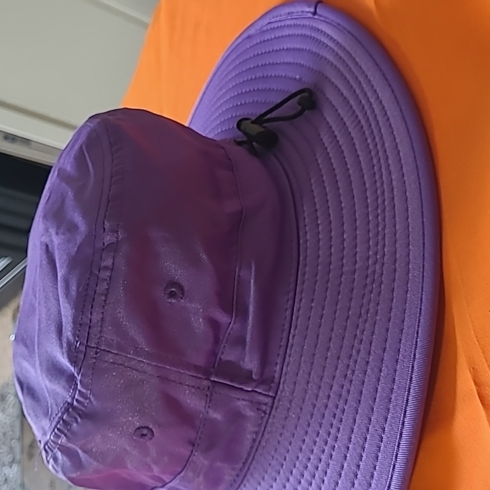 Utopia Of The Seas Embroided Purple Royal Caribbean Sun Bucket Hat Looks New! - Picture 3 of 5